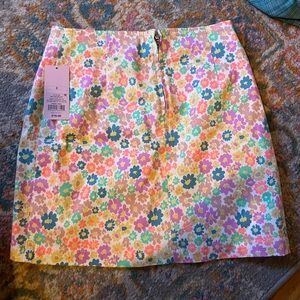Target Pink and Blue Mini Pencil Skirt Casual